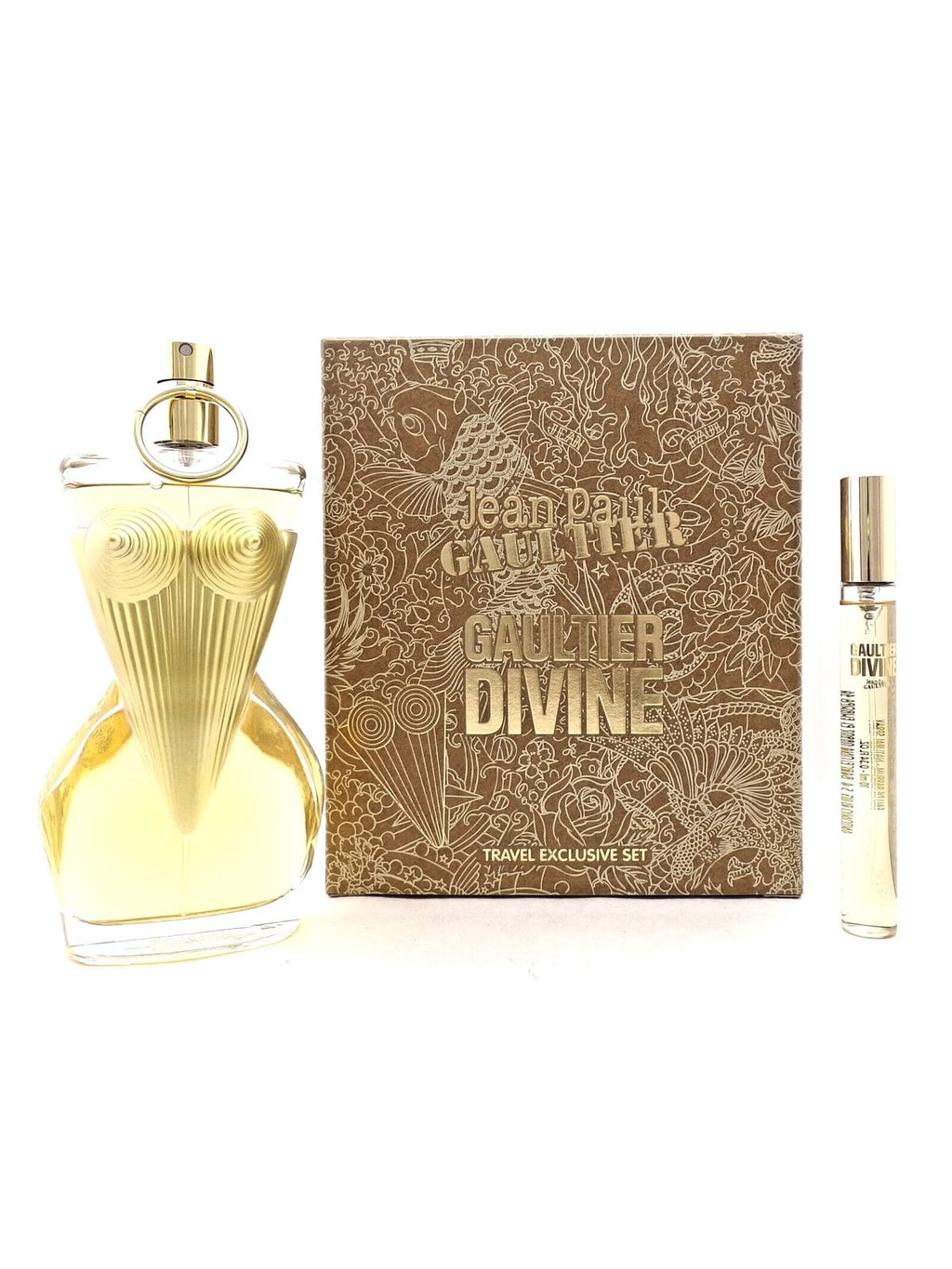 jean Paul Gaultier Divine Women Set 3.4 oz EDP + 10 ml Travel Spray